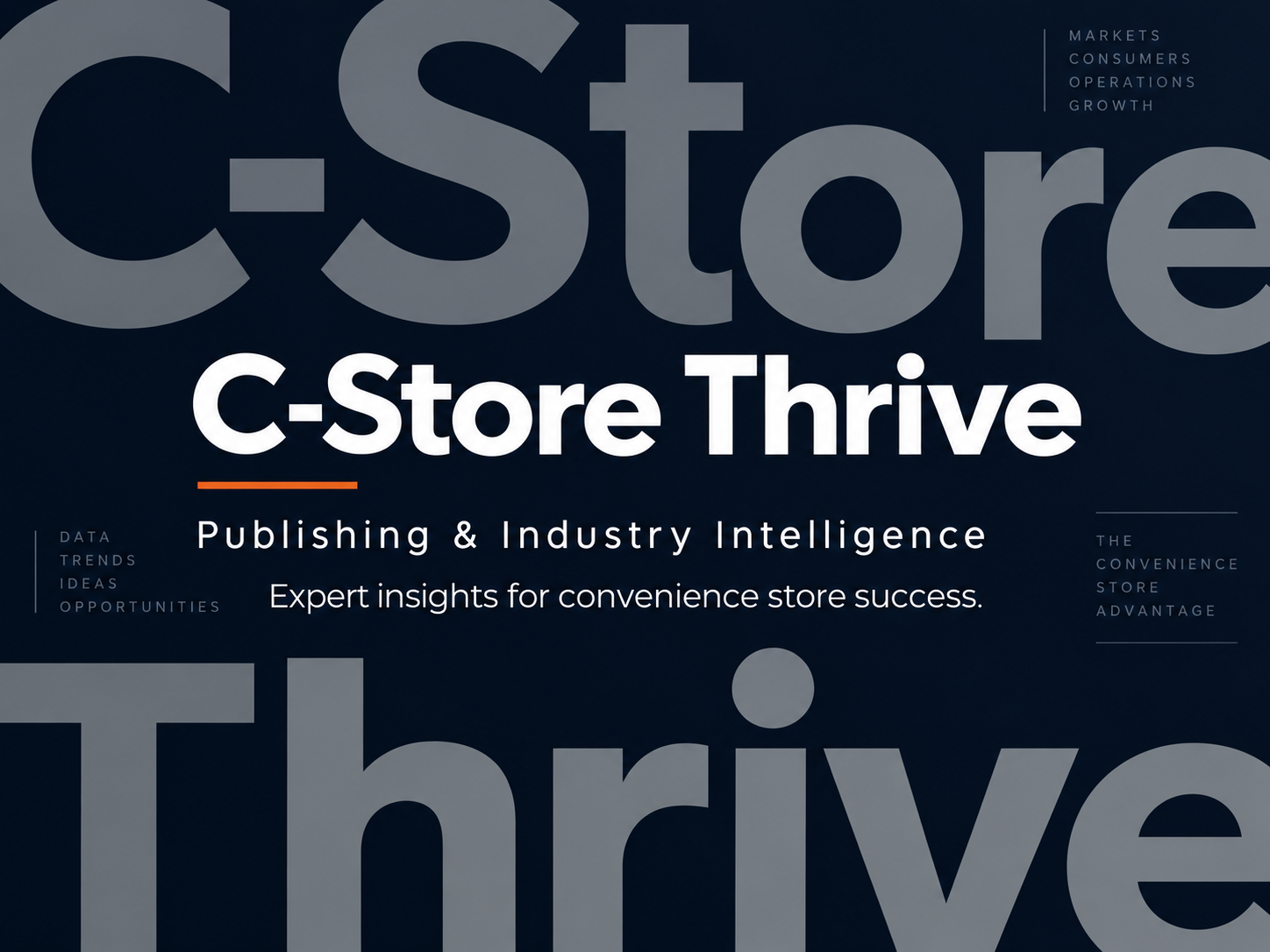 C-Store Thrive publishing and industry intelligence graphic